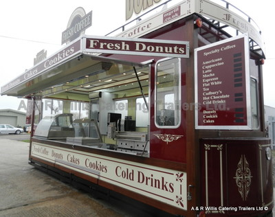 Brand New Tram Style Mobile Catering Trailer Food Trailer STREET