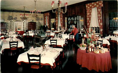 Colonial Room, Northern Virginia, General Washington Inn, Postcard