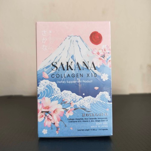 ROSEGOLD SAKANA Colágeno x10 Antienvejecimiento Blanqueamiento Piel Premium Dipéptido 6X - Imagen 10 de 17