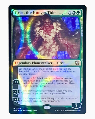 MTG | Grist, the Hunger Tide | Modern Horizons 3 | Ripple Foil | NM | EN