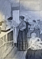 1913 Switzerland Great St. Bernard Pass St. Bernard Hospice illustrated