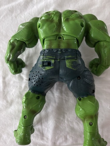 2008 Marvel Hulk Smash N' Stomp Modellino Parlante LightUp Eyes Hasbro - Foto 6 di 9