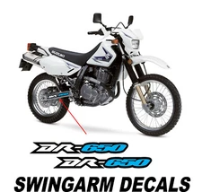 Cyan DR650 Dr 650 Swingarm Stickers Decals Graphics airbox tank dirtbike SE