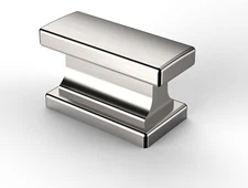 25 Pack Brushed Satin Nickel Kitchen Cabinet Knobs for Dresser Drawers - Zinc Ha