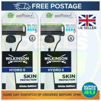 WILKINSON Sword HYDRO 5 RASIERER HAUTSCHUTZ WHITE EDITION - 2er Pack