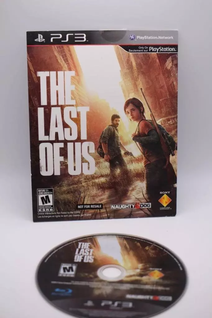 PlayStation 3 The Last of Us Not for Resale cardboard sleeve