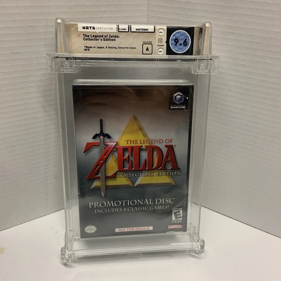 Legend of Zelda Collector's Edition WATA Graded 9.6 A + Nintendo GameCube Sealed - Image 2 of 4