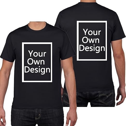 Personalized Custom t shirt Print Your Photo Logo Text image 3