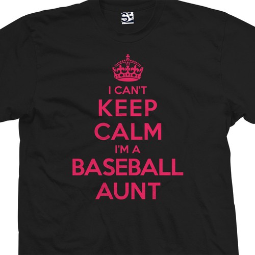 Baseball Aunt T-Shirt - I Can't Keep 