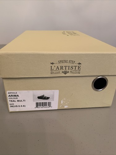 Spring Step Arima NIB Sandals Slip-on Sz 36 US Sz 5.5-6 Multicolor Comfortable - Picture 19 of 21
