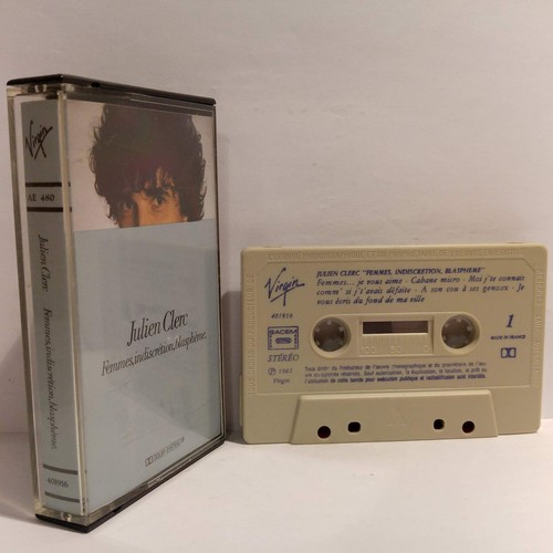 Julien Clerc - Ladies, Indiscretion, Blasphemy (Audio Cassette - K7 - Tape) - Picture 5 of 6