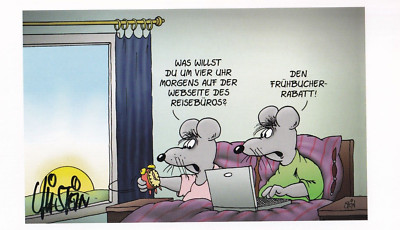 Uli Stein - Cartoonist - Calendar Sheet - Original Signed