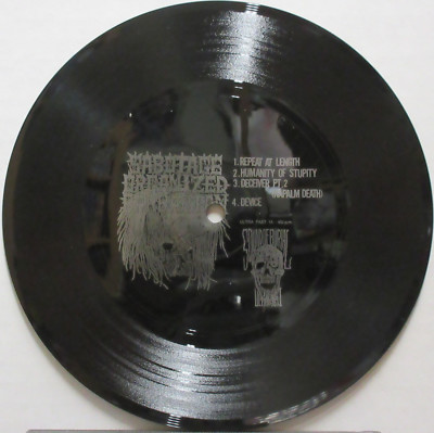 【赤盤ソノシート】S.O.B + Napalm Death flexi disk S.o.b.* / napalm death split 7 flexi disc - S.O.B / Napalm