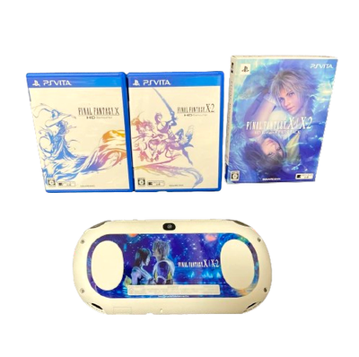 PlayStation PS Vita Console PCH-2000 FINAL FANTASY X/X-2 Model w 
