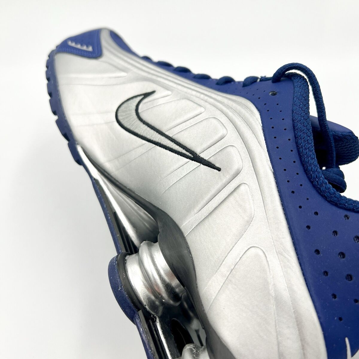 Nike Shox R4 Blue Void Metallic Silver Black AR3565-400 Nike Shox R4 Blue Void Metallic Silver Black AR3565-400