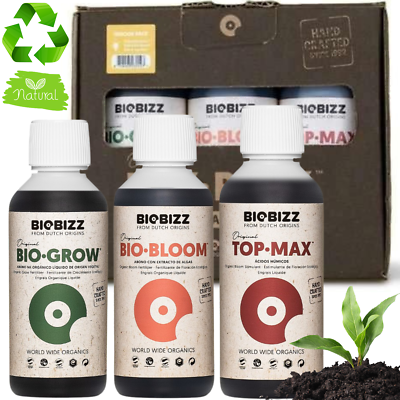 Biobizz Try-Pack Indoor Dnger Grow Set 3x 250ml Organisch Wachstum Bio  Growbox | eBay.de