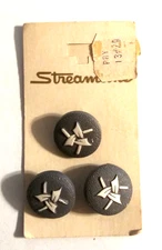 Streamline Buttons Decorative Gray Size 19mm (3/4")