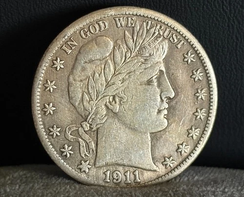 1911-S Barber Half Dollar 50c High Grade A++++