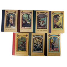 A Series of Unfortunate Events Book Lot 1-7 Lemony Snicket HC All 1st Edition
