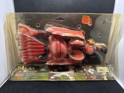 VINTAGE EXHART TREE ART FLAMINGO FOR TREE MAILBOX PATIO POST NRFP UNUSED MIB