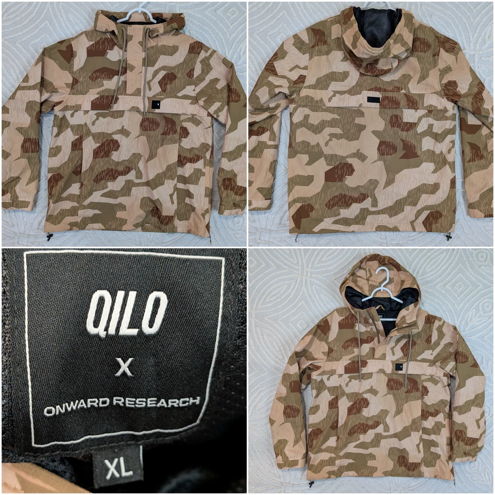 QILO x Onward Research Nordwind WR Anorak Aridtarn Camo Mens Size XL Tactical - product detail image 1