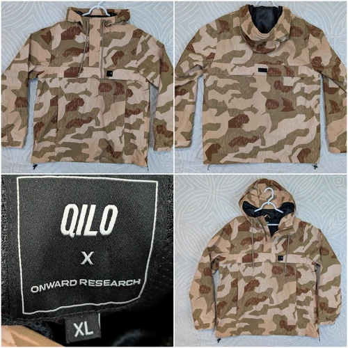 QILO x Onward Research Nordwind WR Anorak Aridtarn Camo Mens Size XL Tactical video thumbnail