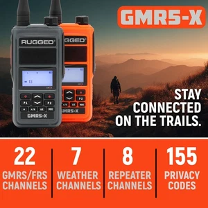 Rugged Radios For GMR5-X 5W GMRS Handheld Radio 2