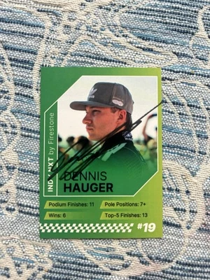 Dennis Hauger 2026 Signed Hero Card Dale Coyne Indycar - Image 1 of 2