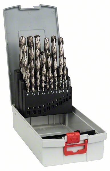 Bosch 2608587017 Bosch Metallbohrer-Set HSS-G Mit Box 25 Tlg. 1,0-13,0 Mm-image