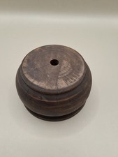 Vintage Wooden Small Table Lamp Base Stand Wood 3.5 Inches