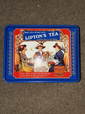 Vintage Lipton's Tea Limited Edition Nostalgic Collectible Tin Series 401 Empty