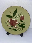 Vintage MCM Stangl Pottery Plate, Magnolia Hand Painted 10"