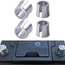 2 Pairs Battery Post Terminal Shims, Car Battery Negative Battery Terminal Adapt