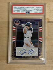 2024 Panini Stars & Stripes Jac Caglianone Gold /10 Auto PSA 10 Auto 10 Pop 1
