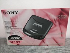 VTG. Sony Discman w/ Mega Bass D-141 ORIGINAL BOX ONLY  PROP/DISPLAY ONLY