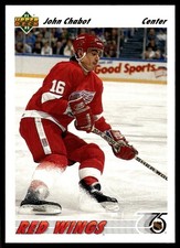 1991-92 Upper Deck John Chabot Detroit Red Wings #393