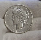 1928 S US Peace Silver Dollar $1 XF (Cleaned)