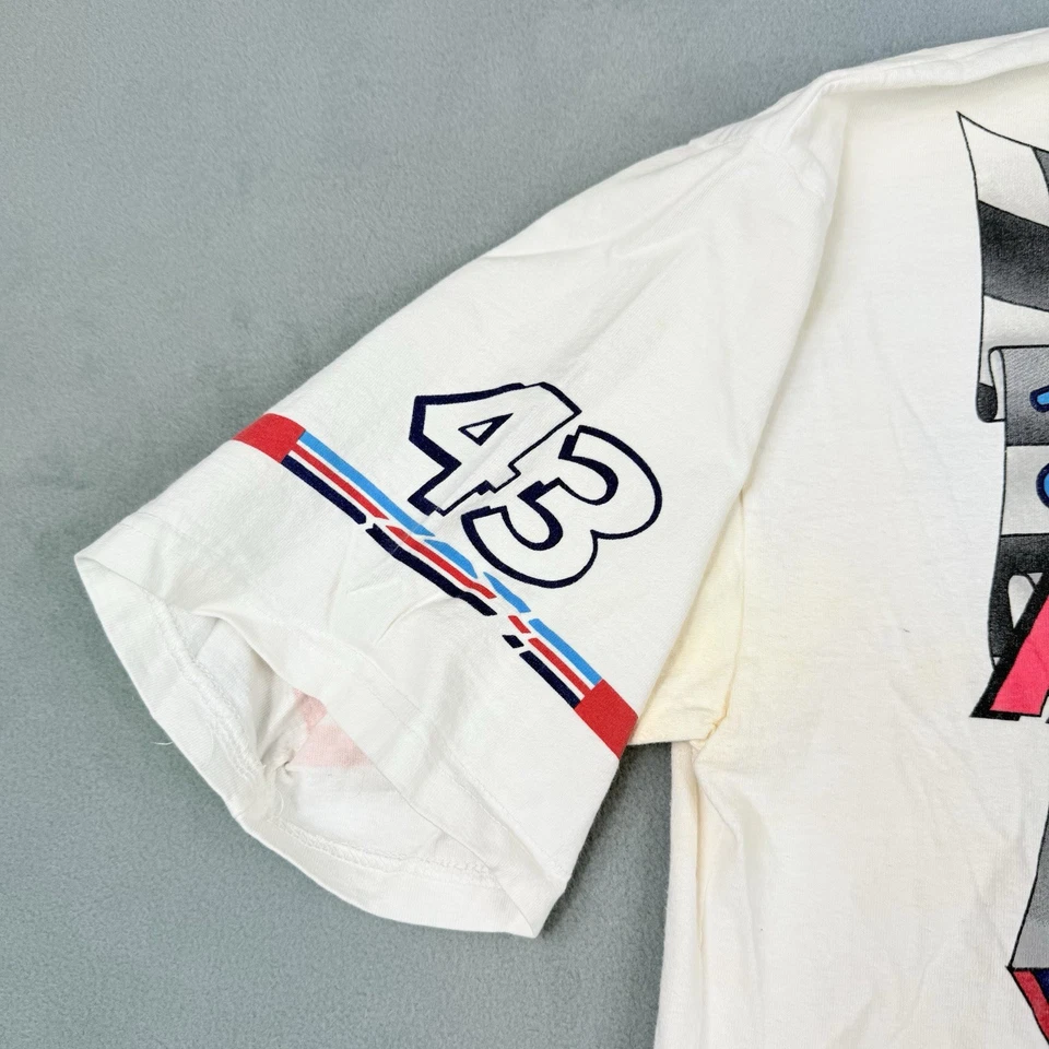 Vintage Bobby Hamilton Graphic T-Shirt Men’s XL White Petty Enterprises NASCAR - Image 4 of 4