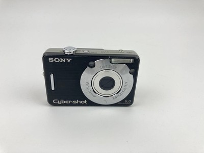 SONY Cyber-shot DSC-W50 schwarz kompakte Digitalkamera 6MP optischer Zoom