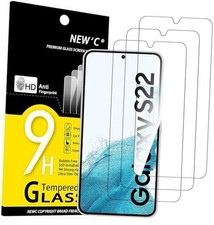3 Pack Designed for Samsung Galaxy S22 5G, Screen S22 6.1 inches Transparent
