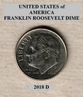 2018 D - Denver, Roosevelt 10¢ Dime "Circulated" Actual Coin Shown **FREE S&H**
