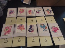 My little pony temp sticker tattoos .3 sets of 10 dif tattoos-over 30 included