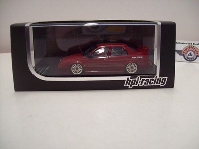 Alfa Romeo 155 TS Silverstone, 1995, rot, Plain Color Model, hpi racing  1:43