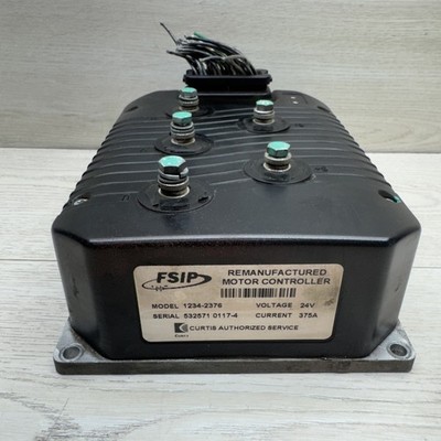 USED & tested Curtis 1234-2376 AC MOTOR CONTROLLER 24V 375A P/N Reman Unit