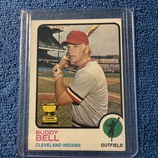 1973 TOPPS RC #31 BUDDY BELL INDIANS SUPERSTARS BASEBALL VG-EX ROOKIE CARD!. rookie card picture