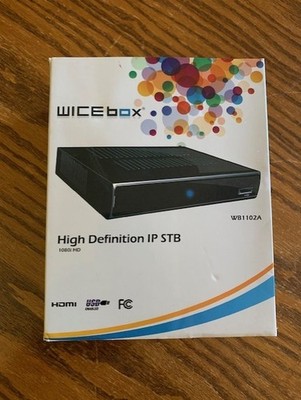 WICE BOX WB1102A HIGH DEFINITION IP STB 1080i HD ULTIMATE REALITY WITH HD BOX