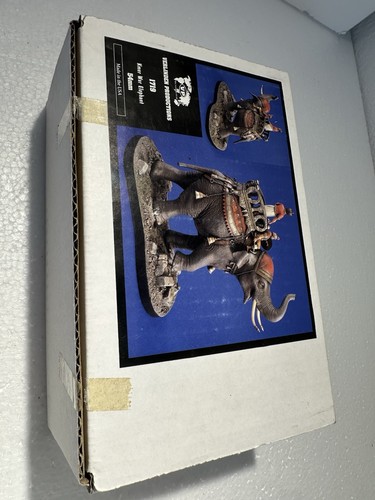 Verlinden 54mm (1/32) Khmer War Elephant Vignette with Base UNPAINTED NIB