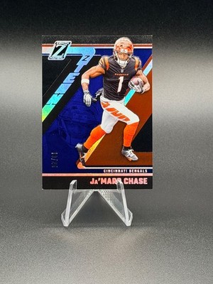 JA'MARR CHASE 2024 Panini Zenith Z-Team #21 Blue 19/25