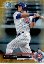 Mark Zagunis 2017 Bowman Mini Gold Prospect Chrome Refractor #BCP131 1/50