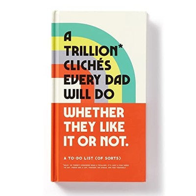 Galison A Trillion Cliches Every Dad Will Do Prompted Journal - Brass Monkey